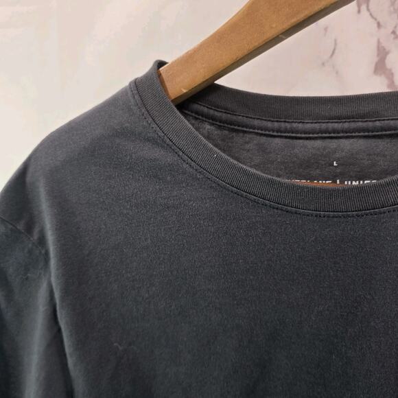 Everlane T Shirt Mens Large Dark Gray Short Sleeve Crew Organic Cotton - Picture 2 of 9